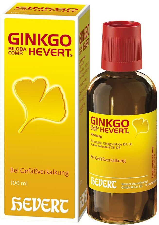 Ginkgo Biloba compositus Hevert Tropfen 100ml