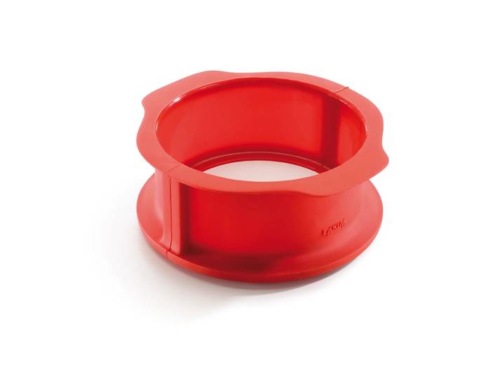 Lékué Moule à charnière avec assiette rouge Lékué 15 cm