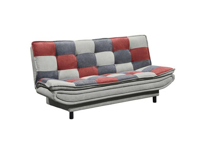 Mid.you Schlafsofa, Schlamm, Beere, Dunkelgrau, Kunststoff, 188x90x89 cm, Schlafen auf Sitzhöhe, Wohnzimmer, Sofas & Couches, Schlafsofas, Klappsofas