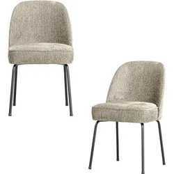 Stuhl-Set Vogue Naturfarben/Hellgrau B: 50cm