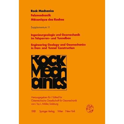 Ingenieurgeologie und Geomechanik im Talsperren- und Tunnelbau / Engineering Geology and Geomechanics in Dam and Tunnel Construction, Taschenbuch von