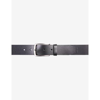 Ledergürtel BRAX "Style HERRENGÜRTEL", Herren, Gr. 85, schwarz, Leder, Gürtel Ledergürtel