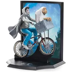 Noble Collection E.T. Statuette Toyllectible Treasure E.T. and Elliott Over the Moon 13 cm