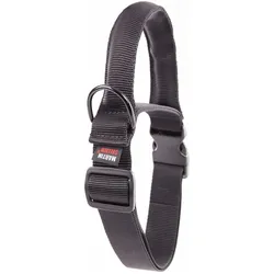 Martin Sellier Hundehalsband für den Einsatz mit verstellbarem Griff aus Nylon (Hund, Hundesport, Spazieren), Halsband + Leine