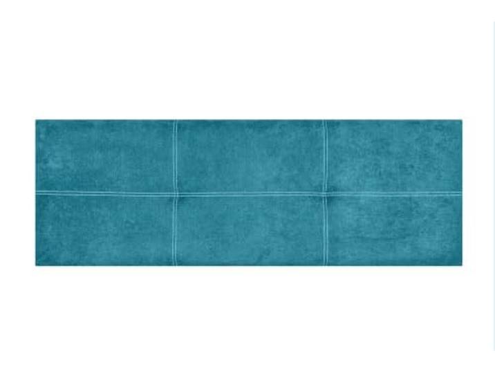 Matris Kopfteil aus fleckenabweisendem Bergamo-Stoff, schmutzabweisend, in 13 Farben, einfach aufzuhängen, Türkis, 115 x 50 x 5 cm, Bett 105 cm
