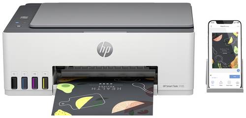 HP Smart Tank 5105 Multifunktionsdrucker Tintenstrahl Farbe A4 Drucker, Scanner, Kopierer Bluetooth, Tintentank-System, WLAN