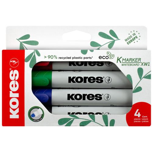 Kores ECO XW1 Whiteboard-Marker blau, 1 St.