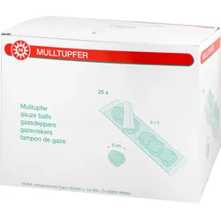 Tupfer 2+3 Steril Set 25 ST