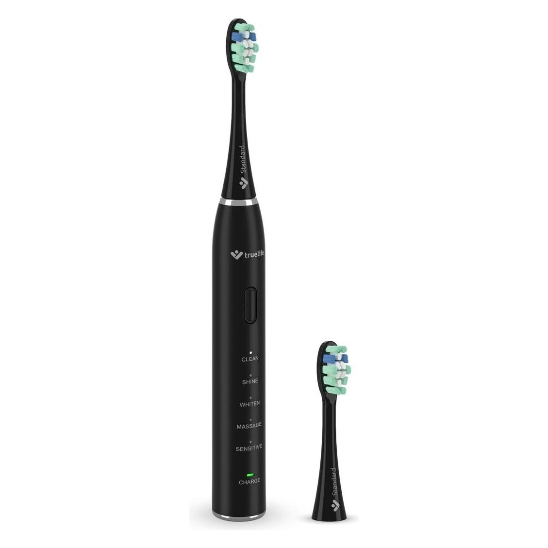 Truelife SonicBrush Clean30 Black Erwachsener Vibrierende Zahnbürste (TLATMC30NNNBA)