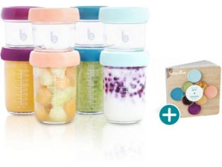 Babymoov - Pot De Conservation Babybols En Verre Lot De 8