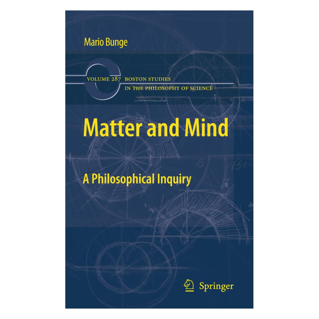 Springer Matter and Mind (Englisch, Softcover, Mario Bunge) (55499360)