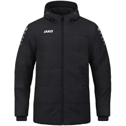 Jako Coachjacke Team mit Kapuze - schwarz - S
