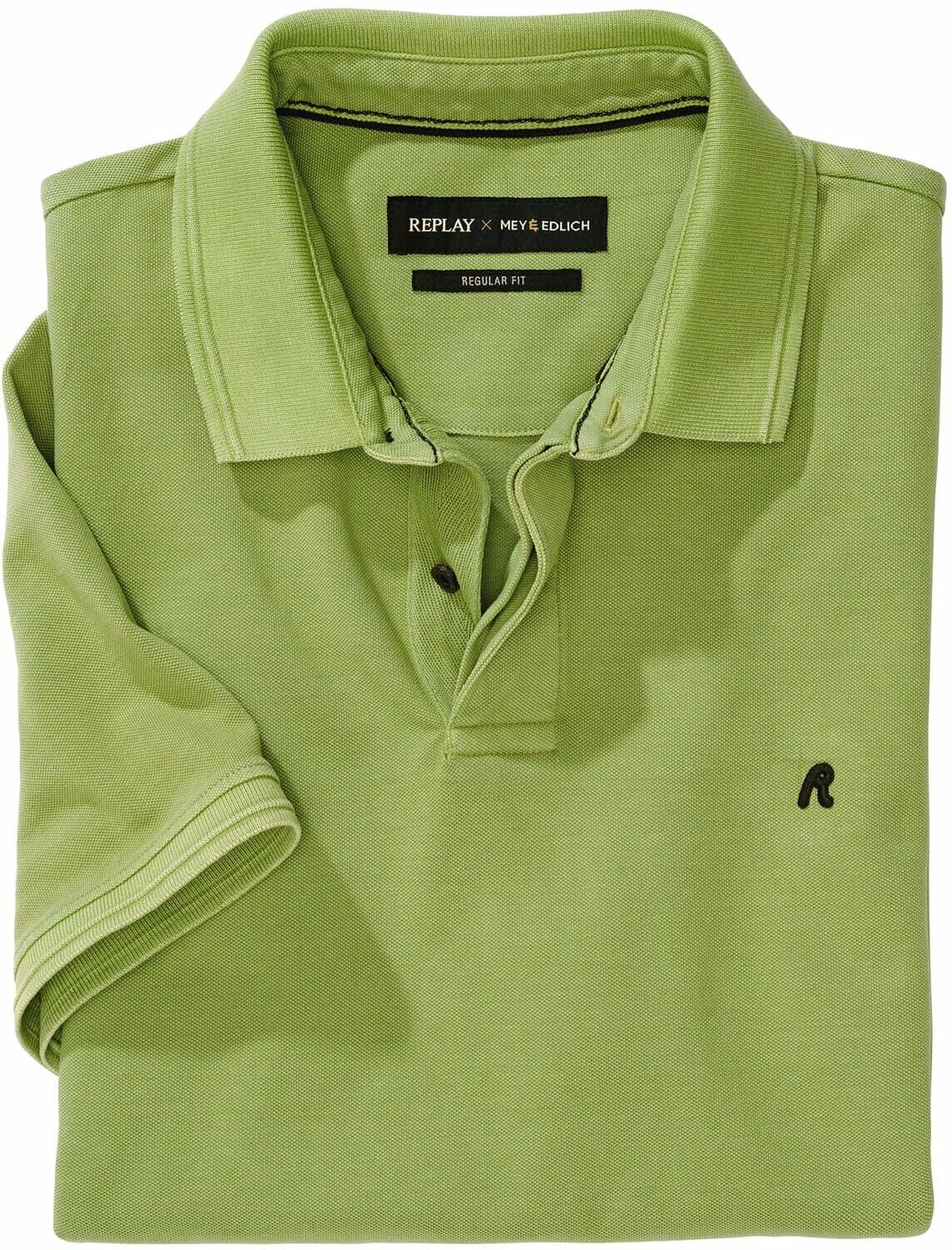 Replay Collab-Polo Grün XXL