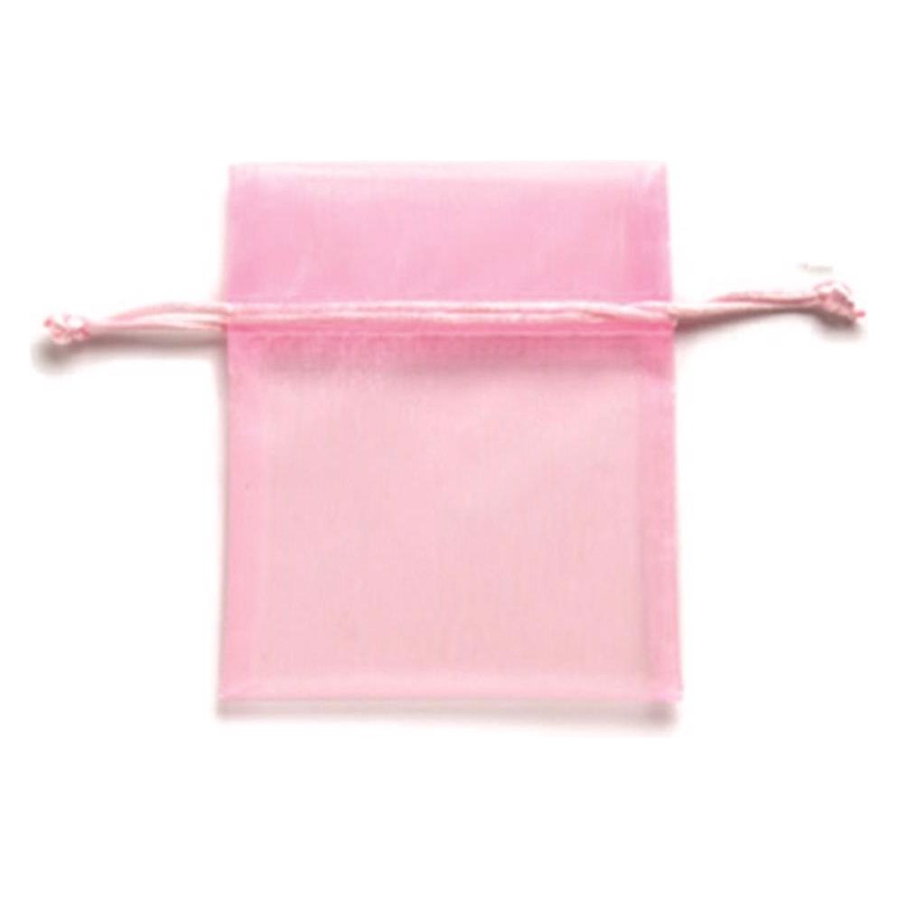 Glorex Organzasäckchen 10x12,5 cm 5St rosa (63825073)