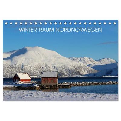 Wintertraum Nordnorwegen (Tischkalender 2026 DIN A5 quer), CALVENDO Monatskalender