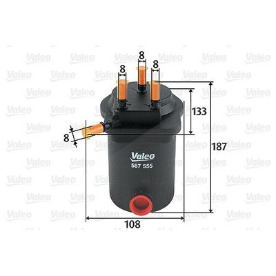 Valeo Kraftstofffilter [Hersteller-Nr. 587555] für Renault
