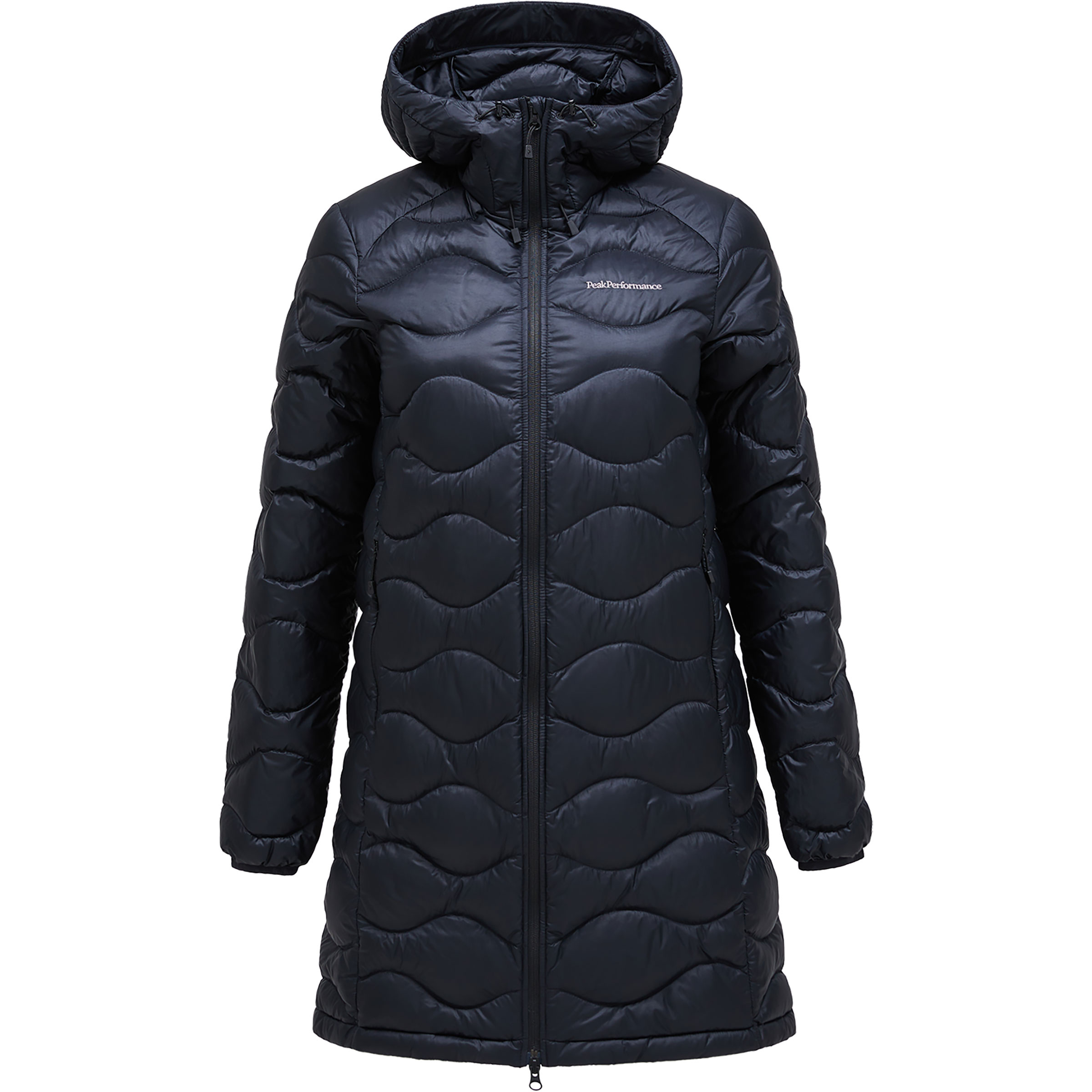 Peak Performance Helium Down Parka Damen Winterjacke schwarz Größe M Trekking Isolierend Wasserabweisend