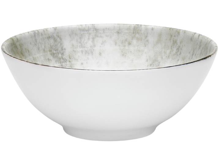 Schale VAN WELL Korfu, 17 cm, 6 Stück , grau, Ø:17cm, Porzellan, Schüsseln, Schale, spülmaschinengeeignet