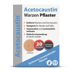 Acetocaustin Warzenpflaster 20 St