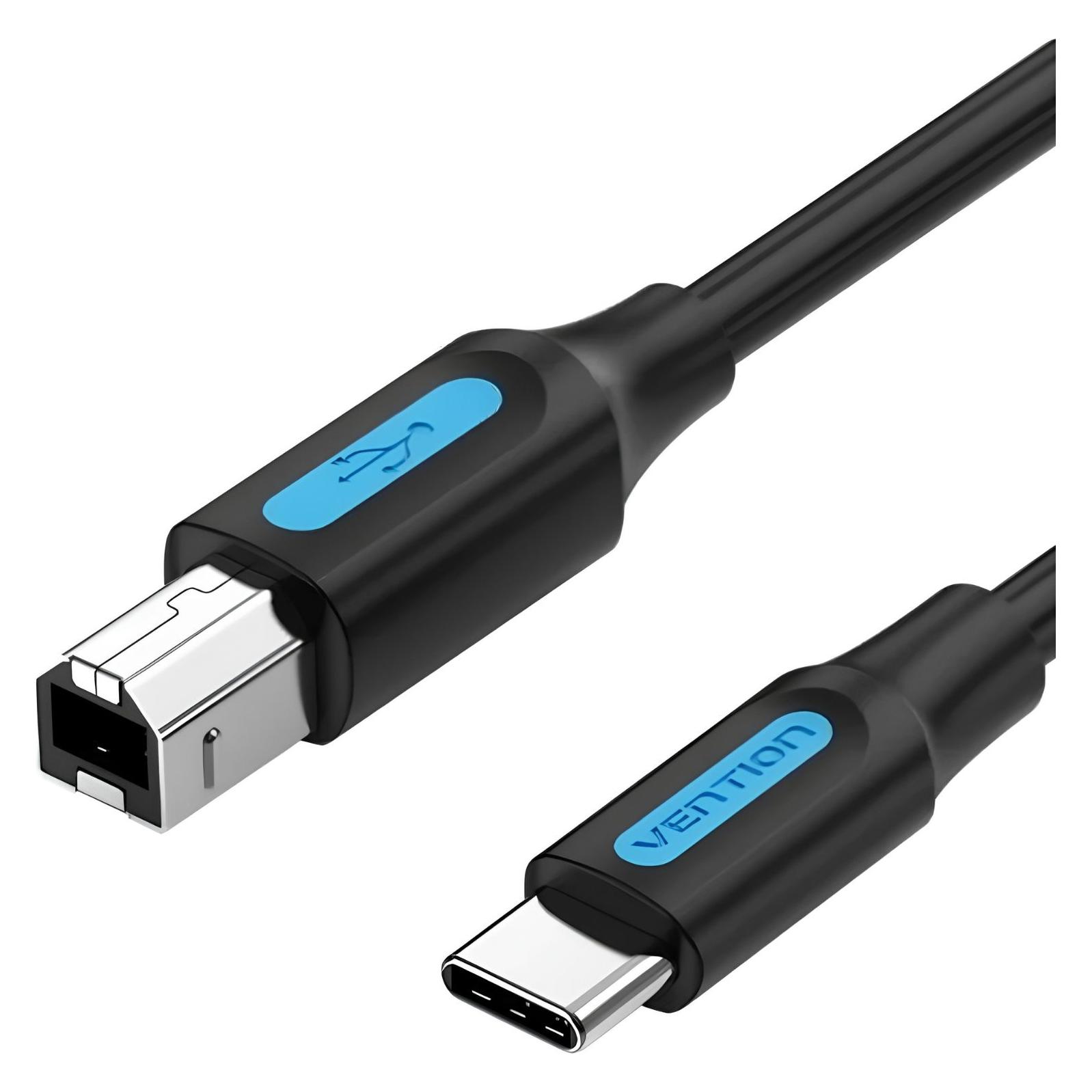 Vention Druckerkabel, USB 2.0 Typ C (Stecker) auf USB Typ B (Stecker), 3 m (3 m, USB 2.0) (CQUBI)