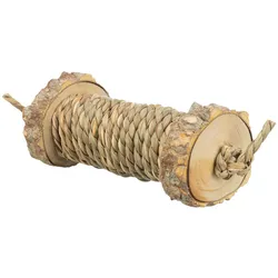Trixie Speelrol Voor Knaagdieren Met Zeegras Van Hout, Kleintierstalleinrichtung