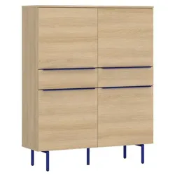 Tom Tailor Highboard Color Puzzle 28 Holzoptik Oak