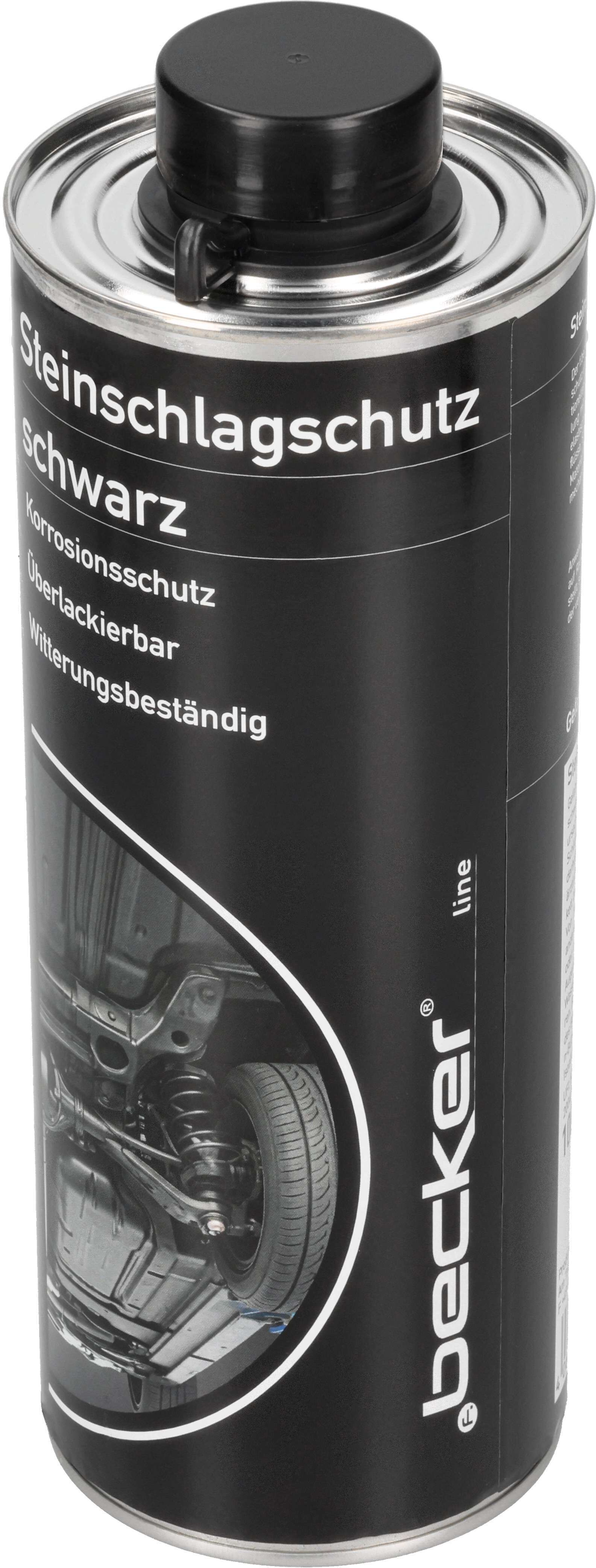 F.Becker Unterbodenschutz Steinschlagschutz Schwarz, Lackierbar, Spritzpistole 1l 80810022 1l
