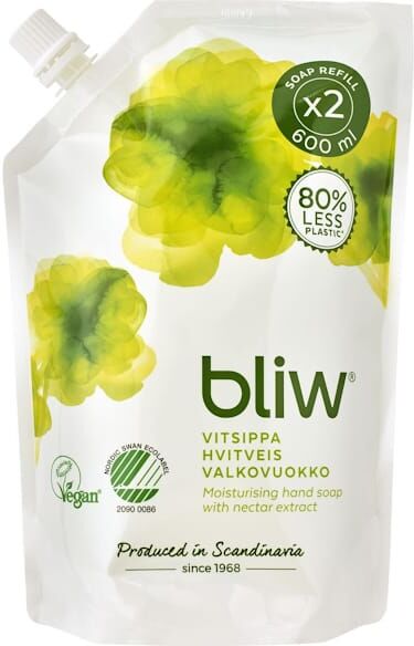 TvÃ¥l BLIW Vitsippa refill 600ml 8st