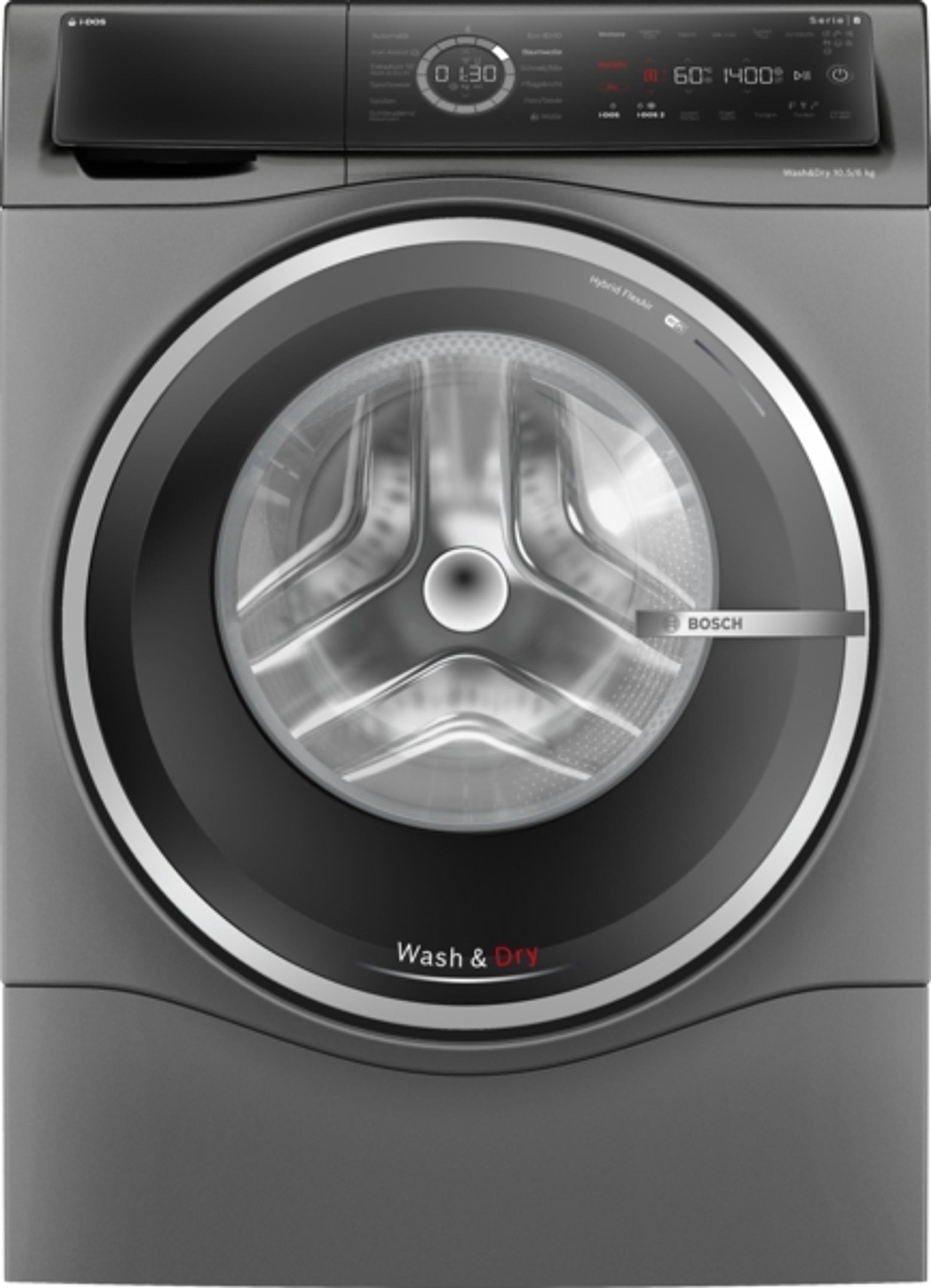 Bosch WNC254AS0 Waschtrockner Iron Assist Nachlegefunktion Home Connect