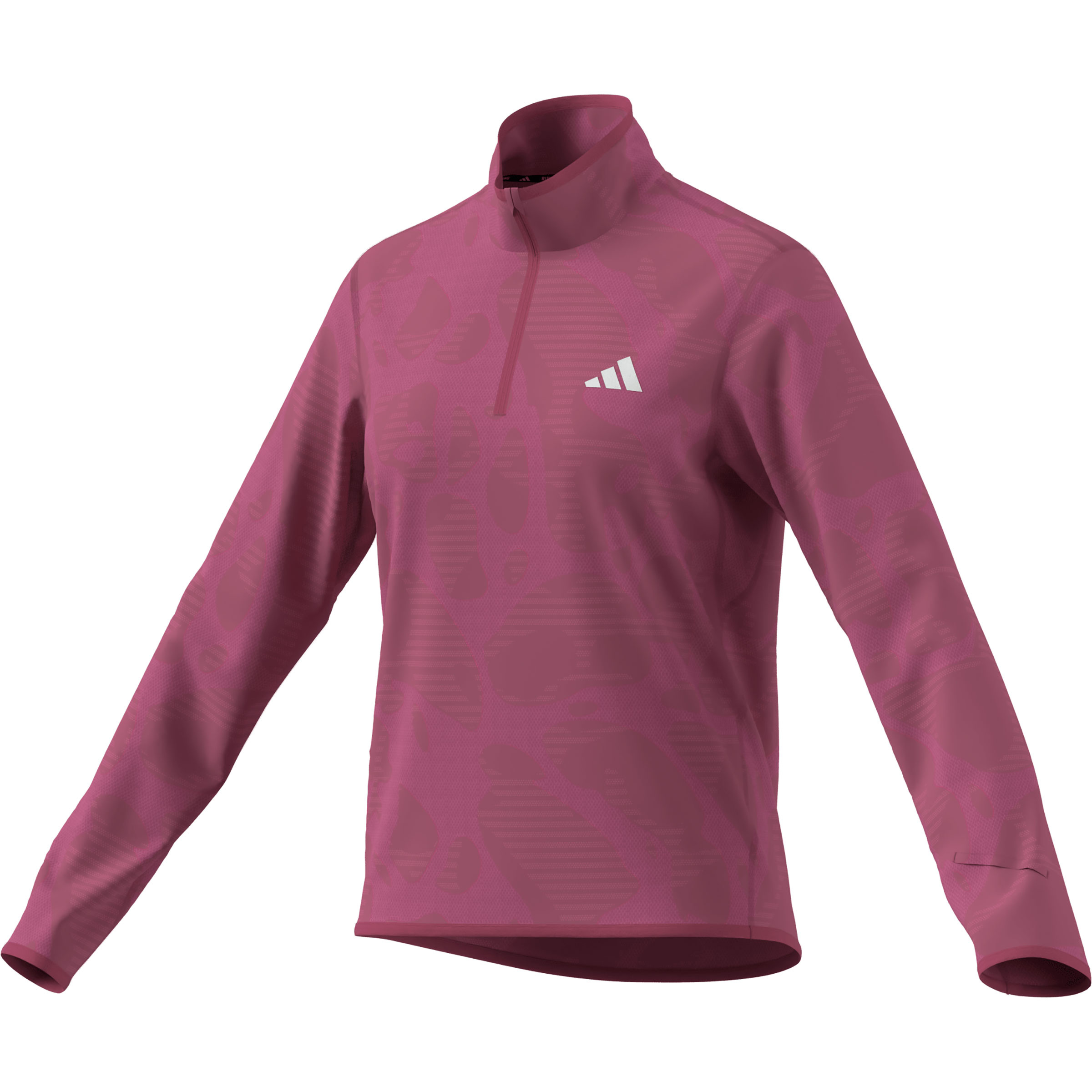 adidas Adi365 Climawarm Half Zip Damen Longsleeves rosa Größe XS Laufen | Trailrunning | Training & Fitness Schnell trocknend