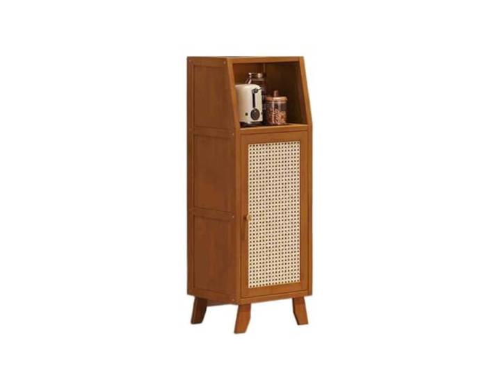 Dh2yjnbf3 Buffet-Schrank Schmalseitiges Küchen-Sideboard im Retro-Stil for das Wohnzimmer Eingangsbereich