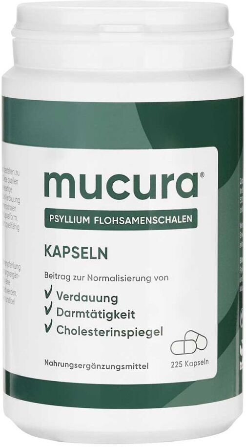 Mucura Flohsamenschalen Kapseln 225stk