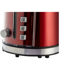 KHG Toaster  TO-852 (MRE) , rot , Metall lackiert,Kunststoff , Maße (cm): B: 33,5 H: 21 T: 24.5