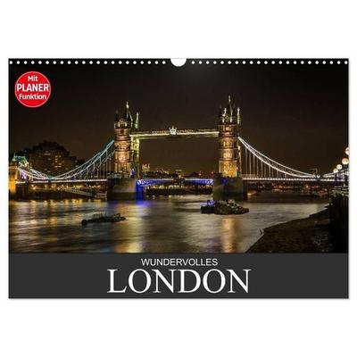 Wundervolles London (Wandkalender 2027 DIN A3 quer), CALVENDO Monatskalender