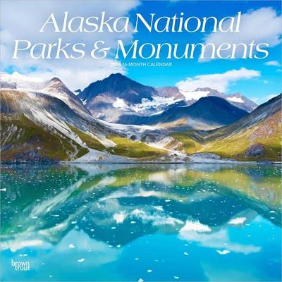 Alaska National Parks & Monuments 2026 12 X 24 Inch (Hanging) Monthly Square Wall Calendar Plastic-Free