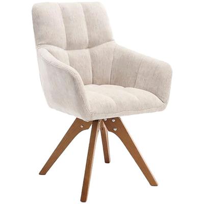 Drehstuhl HOME AFFAIRE, beige (beige, natur, beige), B:61cm H:90cm T:66cm, Stühle, Drehstuhl