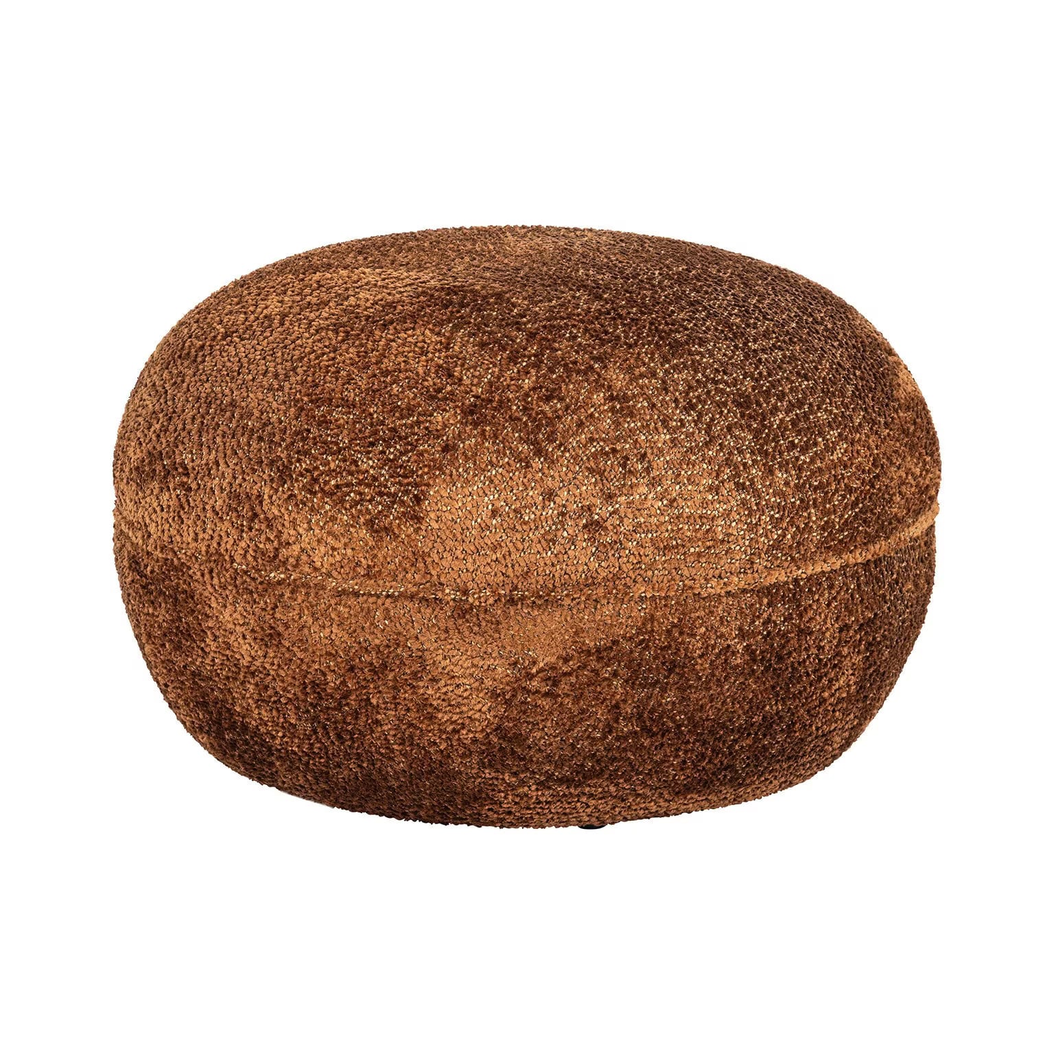 Richmond Interiors Poef Jace Chenille - Cinnamon