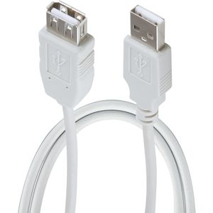 LogiLink USB-Kabel CU0010 USB 2.0, 1,8 m, Verlängerungskabel, A Stecker / A Buchse