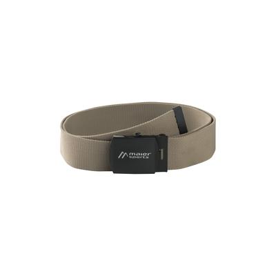 Synthetikgürtel MAIER SPORTS "Tech Belt", Damen, Gr. 2, beige (dunkelbeige), Kunstfaser, Gürtel, Gürtel mit elastischem Gurtband, stufenlos verstellbar
