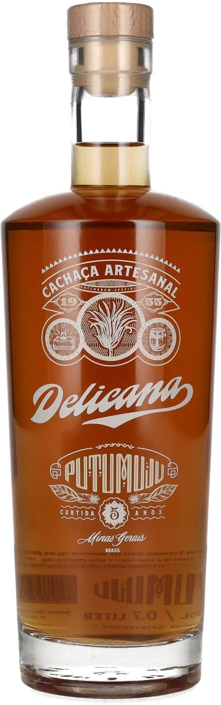 Delicana Cachaça & Rum Delicana Supreme PUTUMUJÚ 5 Años Cachaça 45% Vol. 0,7l