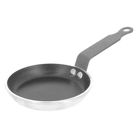 de Buyer Choc Blinis-Pfännchen (Bratpfanne, Aluminium, Aluminiumguss, 12 x 6.90 cm) (8140.12)
