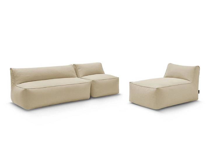 Gartensofa BOBOCHIC RIVIERA Stoff beige