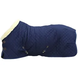 Stalldecke KY Showrug 160g mit Fell navy/ natur 03 160