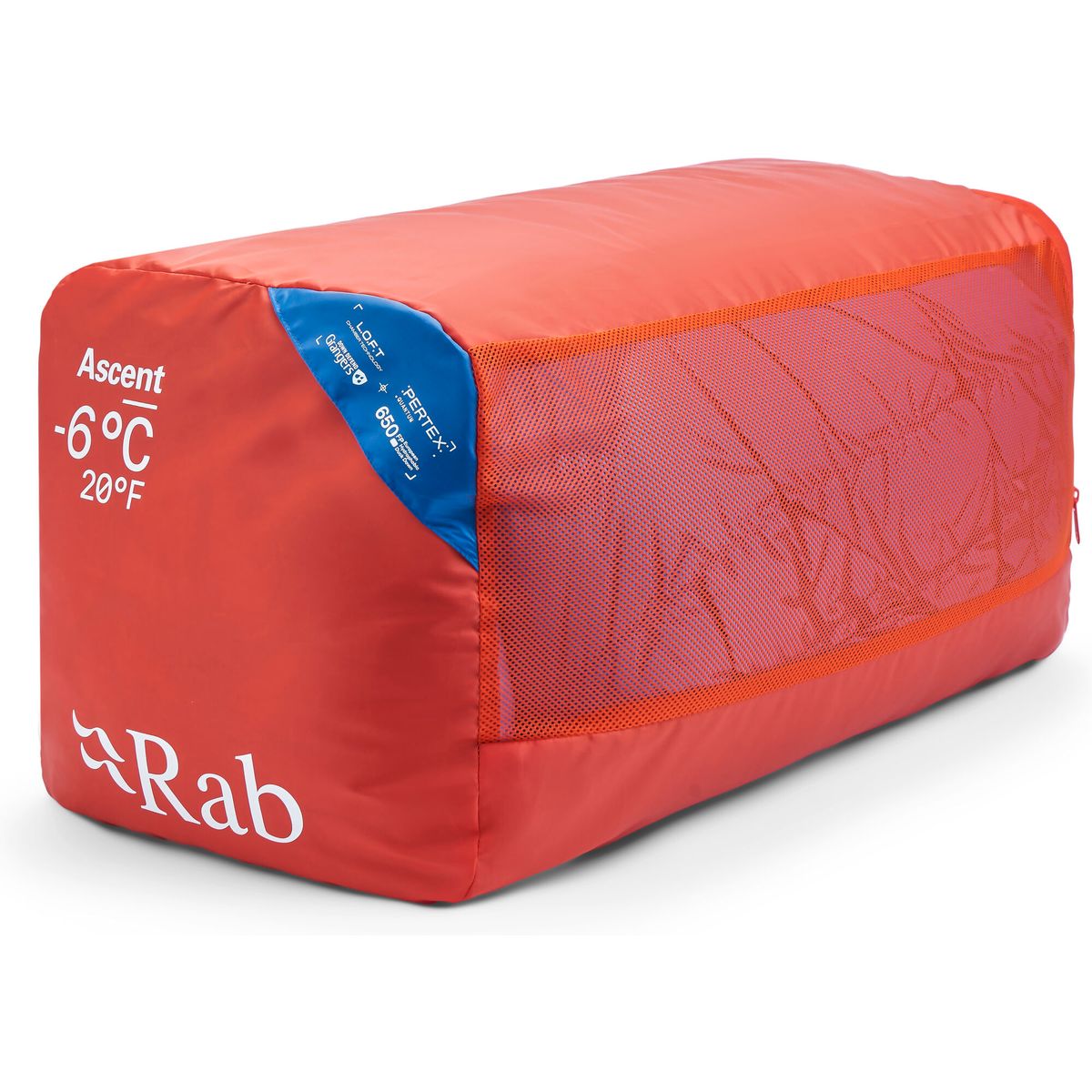 Rab Ascent -6C/ 20F Wmns dark bluebird/bluebird (DBD) Left Zip QSN-02-DBD-REG-LZ