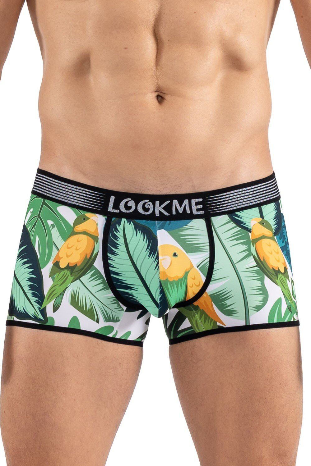 Look Me Boxer imprimé oiseau chanteur, Bird Singer