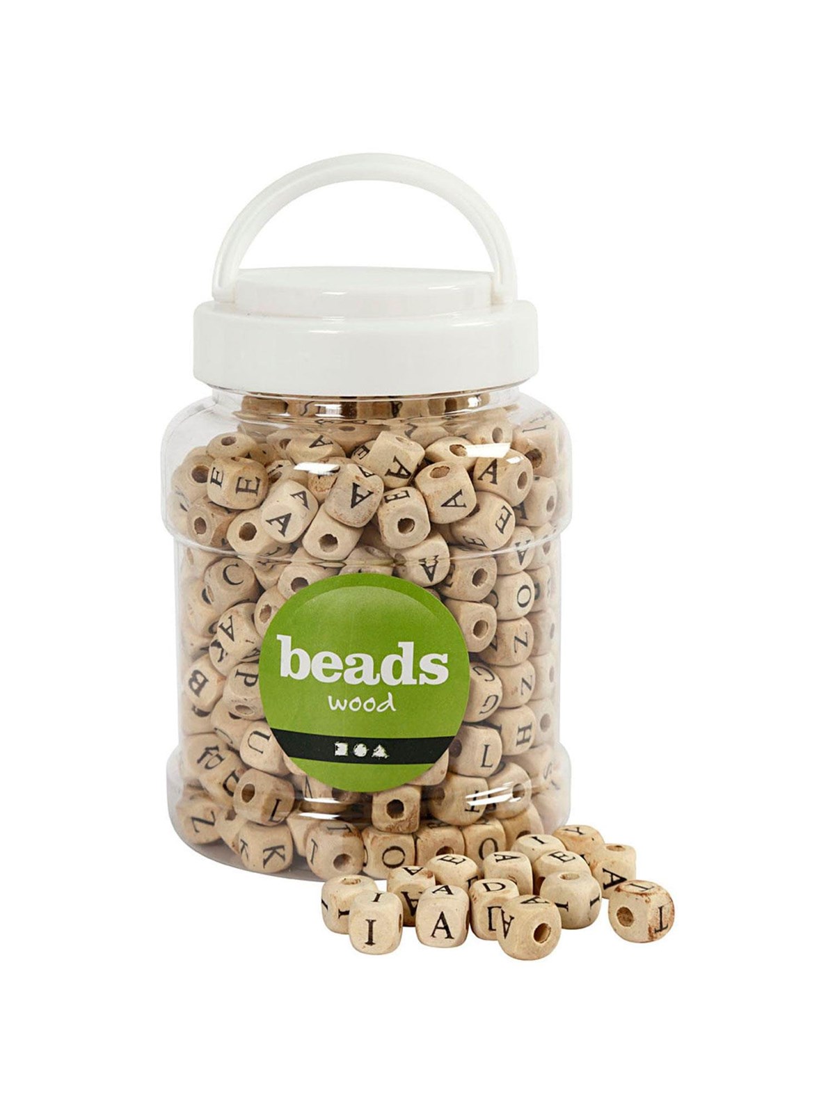 Creativ Company Wooden Letter Bead Set 400pcs.