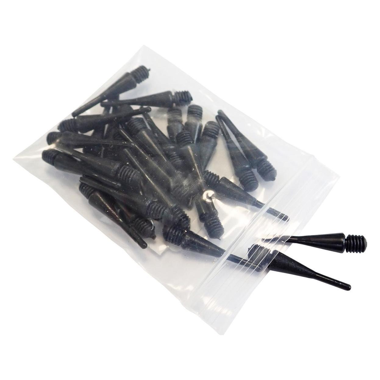 Kubi Sport Groty für Dartpfeile, aus Kunststoff, schwarz, Soft, KUBISPORT, 100 Stück (ta51)