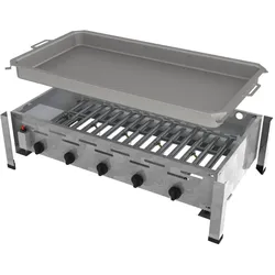 ChattenGlut, Gasgrill, Gasbräter 5-flammig mit Edelstahlpfanne (22.50 kW)