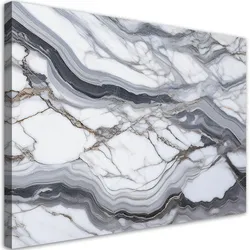 WANDBILD grau weißer marmor glamour abstrakt