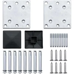 vidaXL, Gartenzaun, Padonilla (6 Elemente + 1 abgeschrägtes Element)